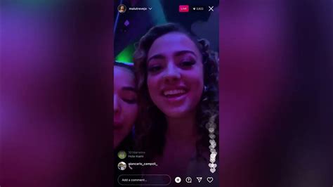 Malu Trevejo Kisses Beautiful Girl At The Club Live On IG